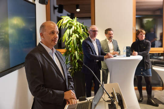 Am 19.11.2025 wurde die Eröffnung des Infocenters zum Projekt Netzraum Kärnten in Klagenfurt gefeiert.