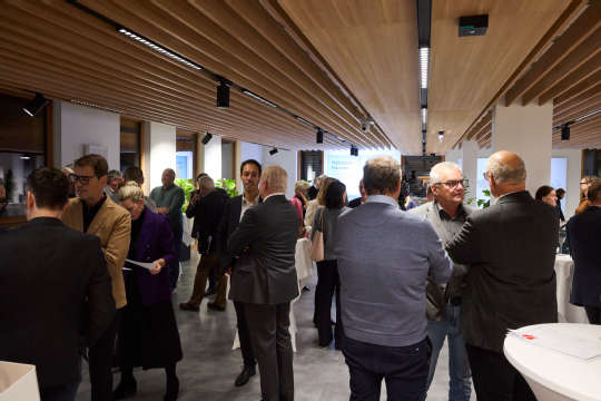 Am 19.11.2025 wurde die Eröffnung des Infocenters zum Projekt Netzraum Kärnten in Klagenfurt gefeiert.