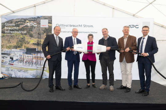 APG und TINETZ - Offizielle Inbetriebnahme Umspannwerk Matrei