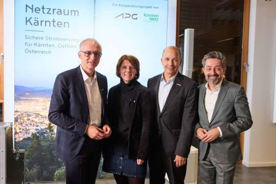 Am 19.11.2025 wurde die Eröffnung des Infocenters zum Projekt Netzraum Kärnten in Klagenfurt gefeiert.