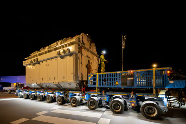 AGP Trafotransport von Enns in das Umspannwerk Kronstorf