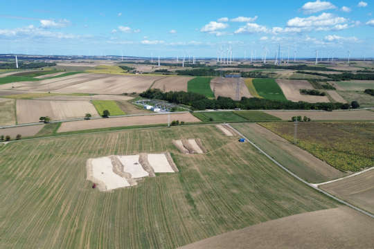 Archäologische Funde am Areal des zukünftigen APG-Umspannwerk Spannberg