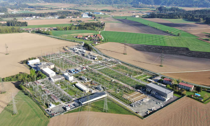 Luftaufnahme Umspannwerk Obersielach