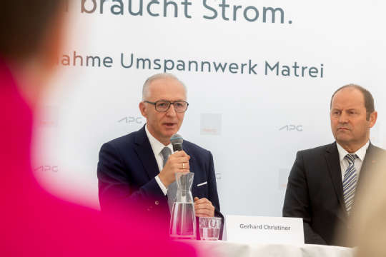 Offizielle inbetriebnahme Umspannwerk Matrei