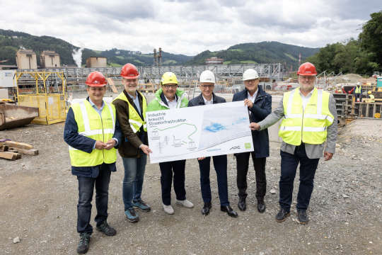 Umspannwerk Leoben, APG Medientermin Baufortschritt Neue Anbindung Leoben
